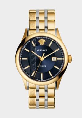 Cheap Versace GOLD TONED AIAKOS AUTOMATIC Watch Replica